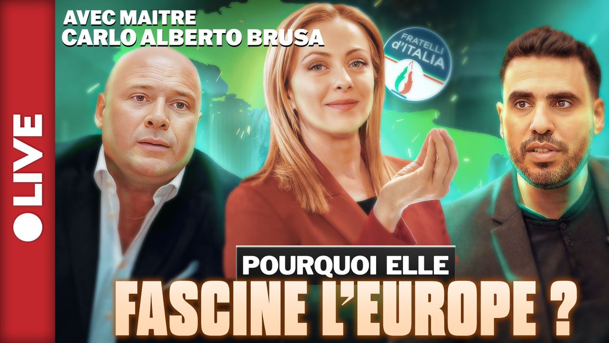 Pour notre direct de ce soir nous recevons <a href="/cab2626/">Brusa Carlo Alberto</a> Maître Carlo Alberto Brusa sur trois thèmes

- Sa plainte historique visant Pfizer
- Le Conclave au Saint-Siège
- La Meloni Mania et les liens entre Rome et Washington 

En direct à 19h! 

youtube.com/live/02iRJUufd…