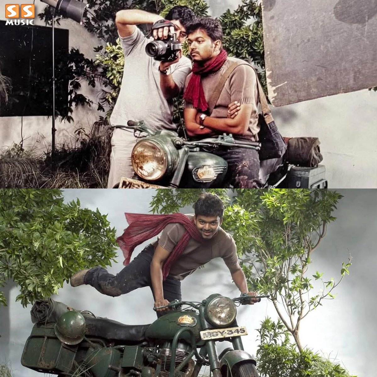 SSMusicTweet's tweet photo. Throwback: Sachein Photoshoot 🤌❤️
.
📸 @venketramg
.
@actorvijay @geneliad @theVcreations @Johnroshan #Vijay #ThalapathyVijay #Genelia #Vadivelu #DevisriPrasad #SacheinReRelease #Sachein #SacheinMovie #SacheinDay #SacheinCelebrations #20YearsofSachein #JanaNayagan #SSMusic https://t.co/qS9jIBDTLw