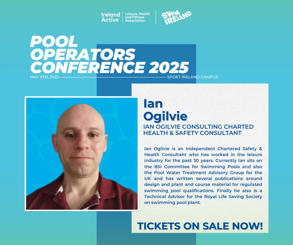 Ireland Active (@irelandactive) on Twitter photo ๐๐ฅ๐๐๐ ๐๐ง ๐ผ๐ฃ๐ฃ๐ค๐ช๐ฃ๐๐๐ข๐๐ฃ๐ฉ!
Ian Ogilvie joins the #PoolOperatorsConference2025!
With 30+ years in the leisure sector, Ian brings unmatched expertise in pool safety, plant design & training.
Tickets available now: eventmaster.ie/event/67PzFEpTโฆ
<a href="/swimireland/">Swim Ireland</a> ๐๐ฅ๐๐๐ ๐๐ง ๐ผ๐ฃ๐ฃ๐ค๐ช๐ฃ๐๐๐ข๐๐ฃ๐ฉ!
Ian Ogilvie joins the #PoolOperatorsConference2025!
With 30+ years in the leisure sector, Ian brings unmatched expertise in pool safety, plant design & training.
Tickets available now: eventmaster.ie/event/67PzFEpTโฆ
<a href="/swimireland/">Swim Ireland</a>