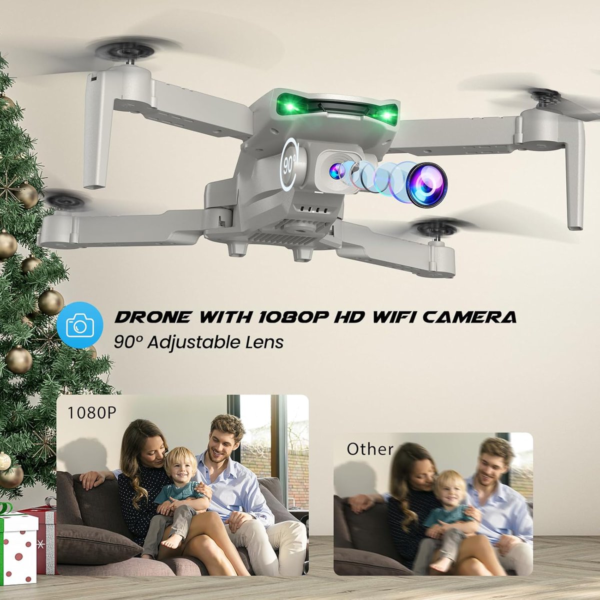 AnontaRoy124933's tweet image. Ready to fly? 🚁
This 1080P Camera Drone is perfect for beginners &amp;amp; pros!
✅ One-key start
✅ Altitude hold &amp;amp; headless mode
✅ 3D flip, 3 speeds, &amp;amp; smooth video capture
Fun for kids &amp;amp; adults alike!
#DroneLife #TechToys #GadgetFun #BeginnerDrone