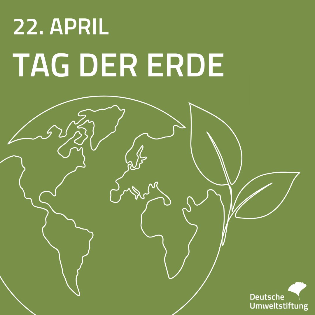 umweltstifter's tweet photo. Heute ist der Tag der Erde! Dieses Jahr lautet das Motto des deutschen Earth Day Komitees: „Du machst den Unterschied!"🌍 Mehr Infos: https://t.co/geG7dEkQ2g

#earthday #HoffnungdurchHandeln #umweltstiftung #DeutscheUmweltstiftung #TagderErde https://t.co/n2chn0pyv7