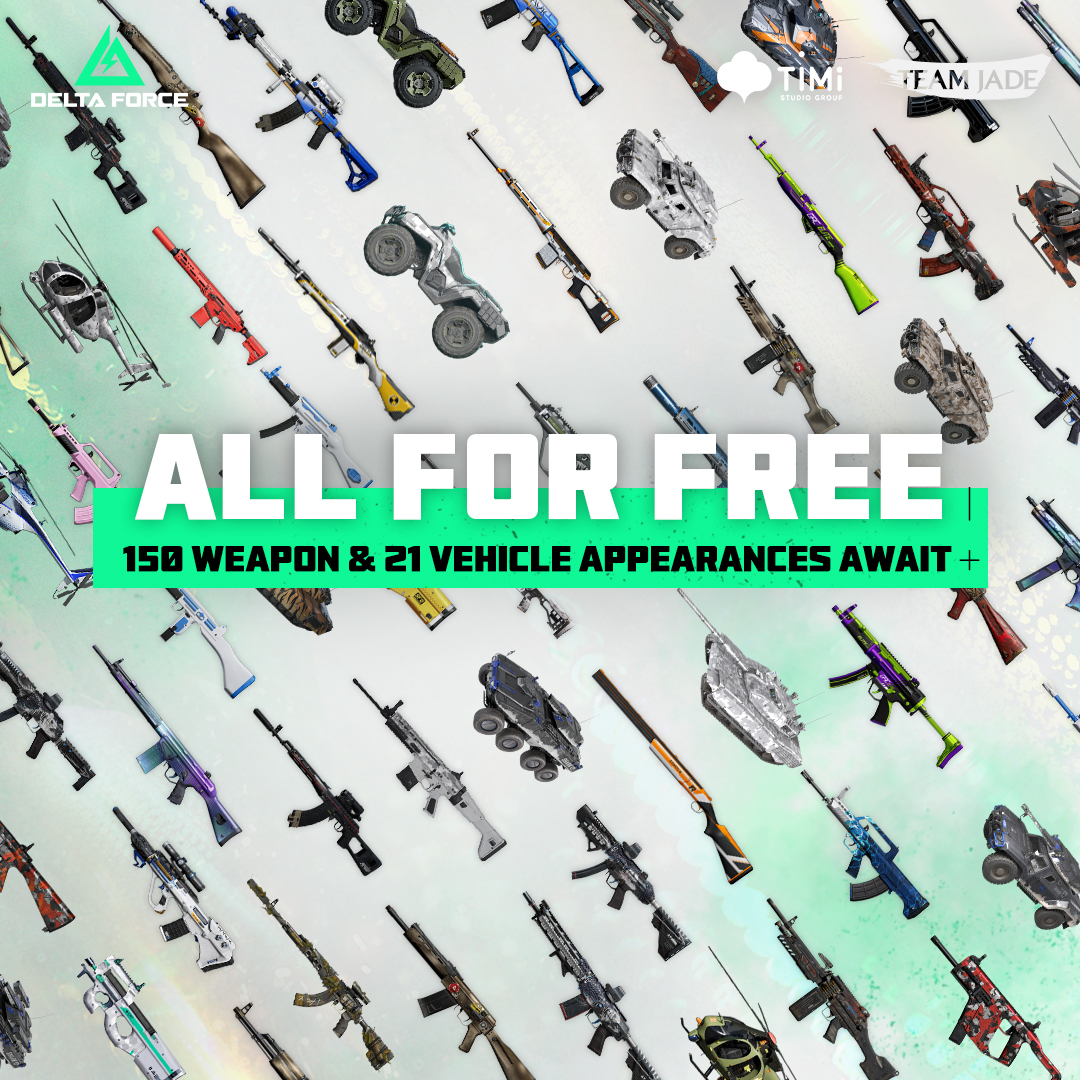Delta Force mobile features unprecedented rewards and bonuses at launch for global players:
🪖Unique Operators free to play
🔫SR 25- Ink Ref and 93 R- R., Ph.D available in 7-day login
🎨150 weapon and 21 vehicle appearances up for grabs for FREE

Dive into Delta Force mobile now