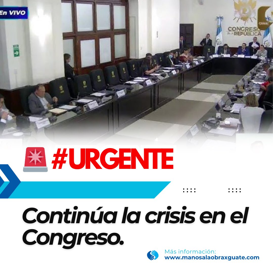 🚨 #URGENTE: Continúa la crisis en el Congreso

Ayer no se logró celebrar la instancia de jefes de bloque y fue trasladada para hoy. La falta de acuerdos evidencia una profunda crisis de gobernabilidad en el Legislativo y la ausencia de liderazgo para alcanzar consensos.