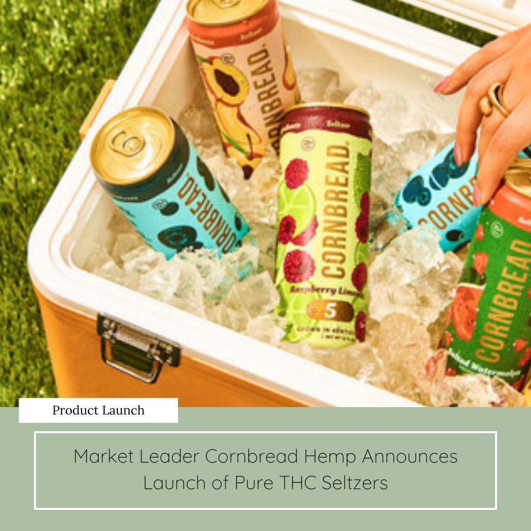 LarsMillerMedia's tweet photo. Cornbread Hemp just dropped their first THC seltzers—5mg per can, launching in KY, IN, and TN.
A major move from a CBD leader entering the beverage space.
🔗 https://t.co/HFz7q2hTyf https://t.co/6vje6Etv26