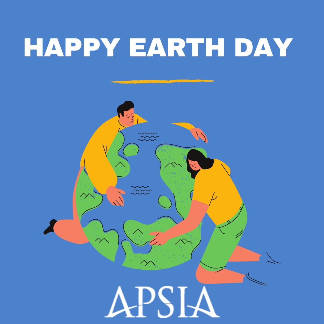 From all of us at APSIA, Happy Earth Day! 

Every year on April 22nd, Earth Day marks the anniversary of the birth of the modern environmental movement in 1970. To learn more about the history of Earth Day, please visit this link: EarthDay.Org