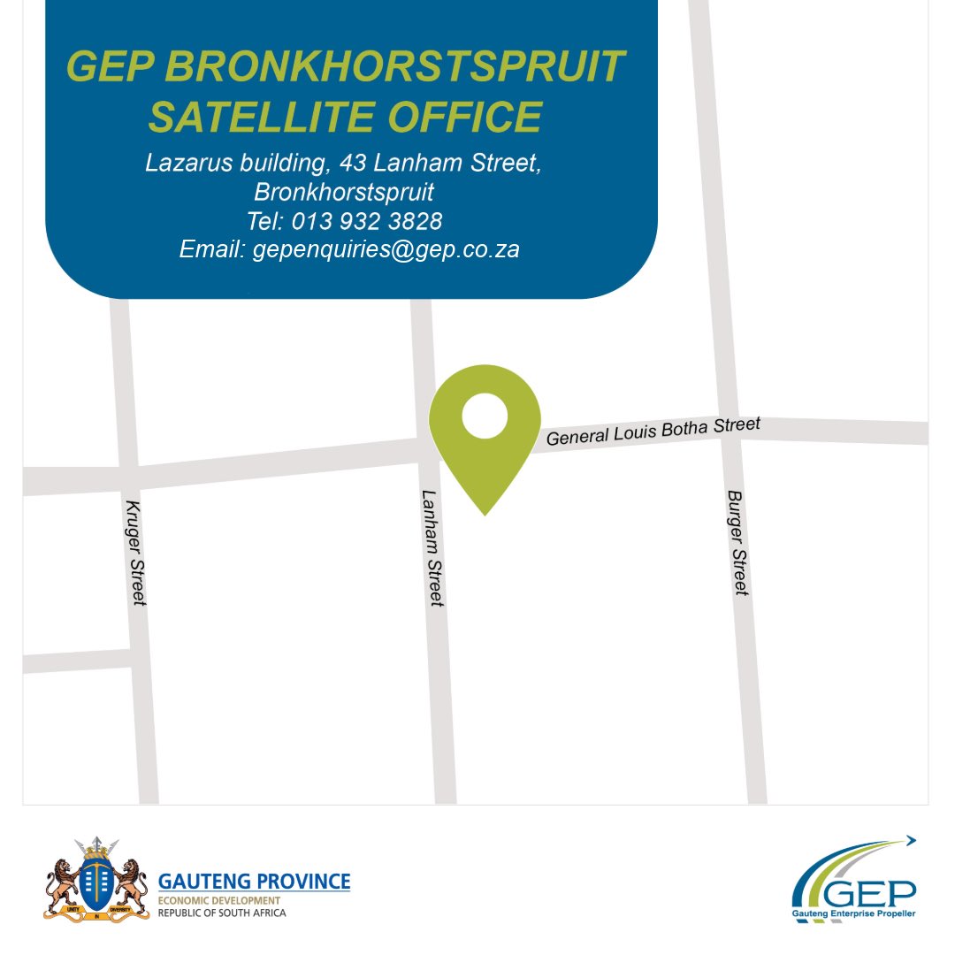 Our Regional Offices offer assistance with Financial &amp; Non-Financial Support applications and queries. 

📍Tshwane
