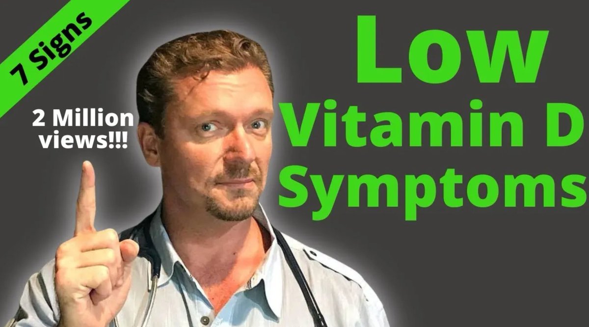KenDBerryMD's tweet photo. Vitamin D is bigly important and often overlooked by your doctor.  Here are the signs to look for...
Watch: https://t.co/LXqMs27nW0 https://t.co/4wqtSaMSEP