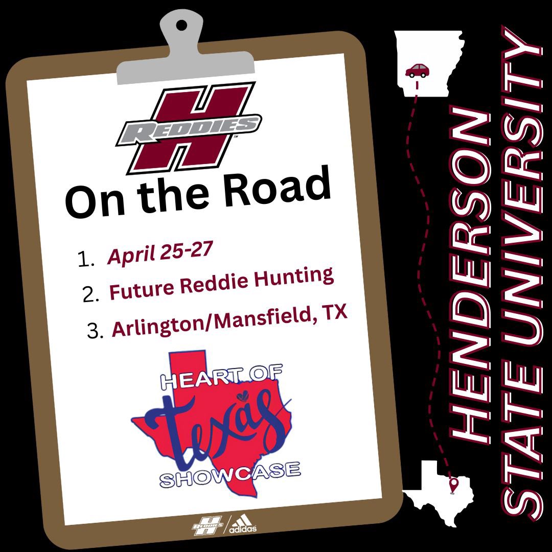 Next Up: Heart of Texas

Border War started us off right, so now we are excited to get back out to see Future Reddies! TX see you soon. Safe travels to all hitting the road all over 🏀👀