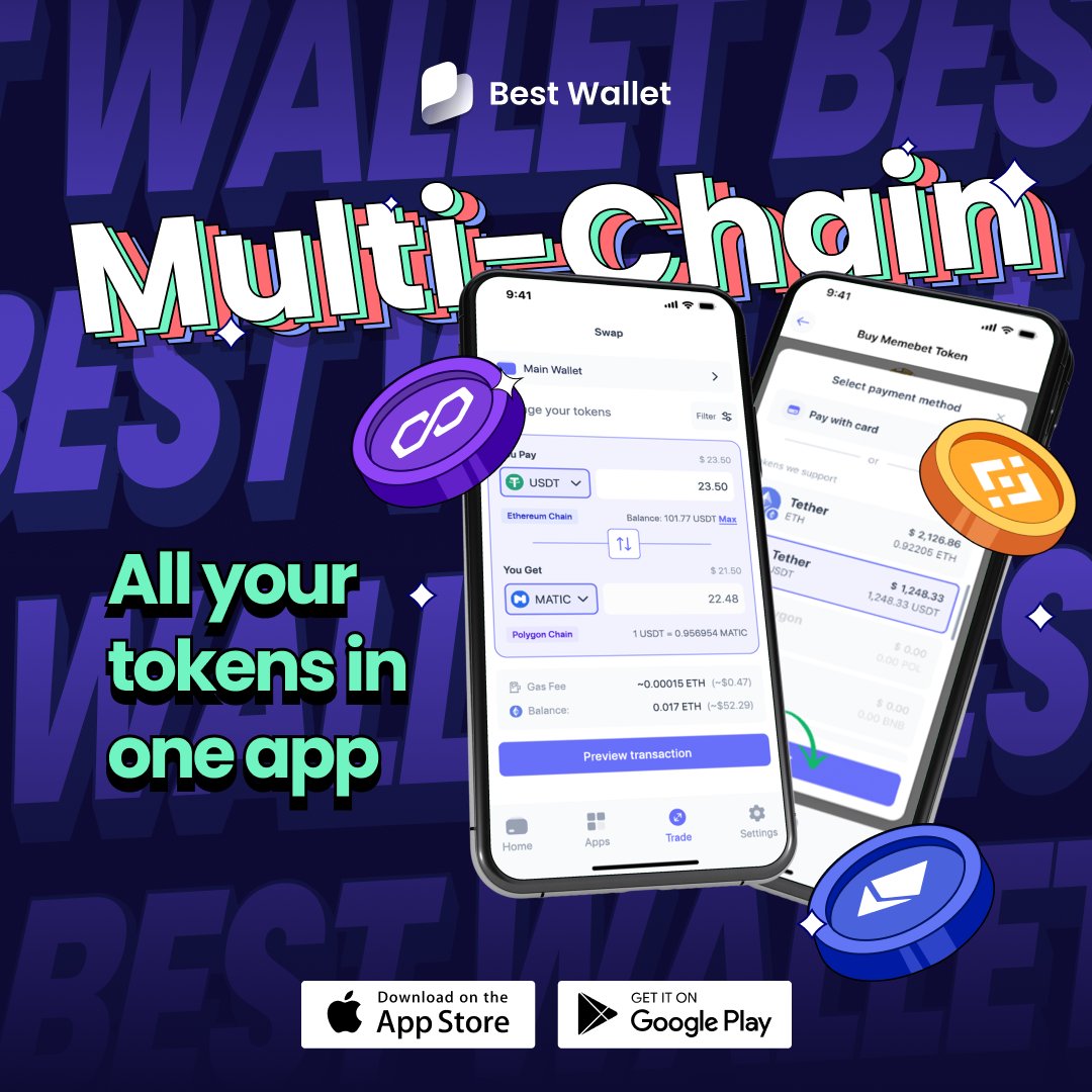 Tired of switching apps just to manage different tokens? 📱

A multi-chain wallet lets you hold Bitcoin, Ethereum, Base assets, and more — all in one place.
No more juggling logins or copying addresses between platforms.

✅ Track all your assets in one place
✅ Make swaps across