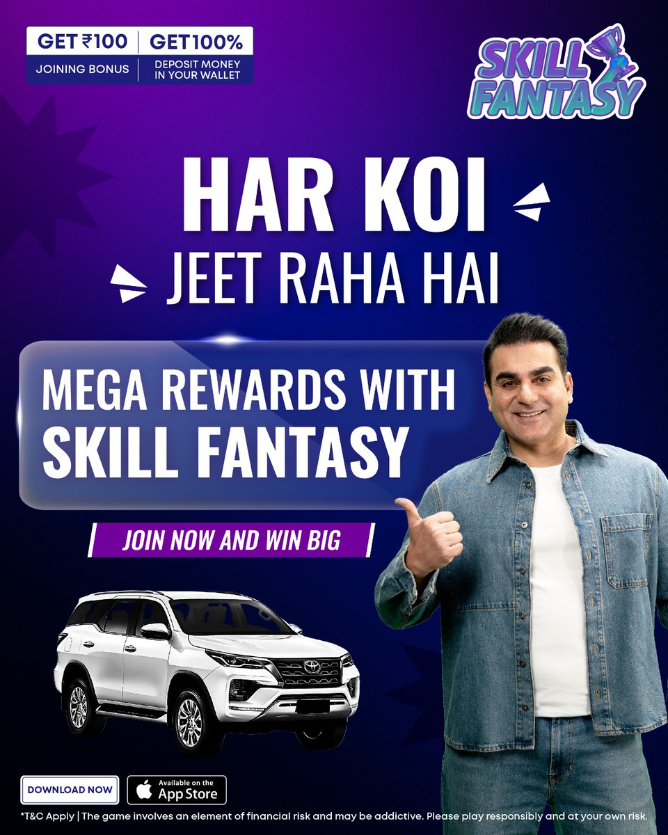 skillfantasyind's tweet image. Flex your skills, not your luck.  The game is real, the rewards are MEGA. Only on Skill Fantasy!

Download Now: web.skillfantasy.com/download

#SkillFantasy #FantasyCricket #Cricketupdate #PlaytoWin #JoinNow #FantasyContest #Rewards #IndianSports #FantasySports #Cricket #India