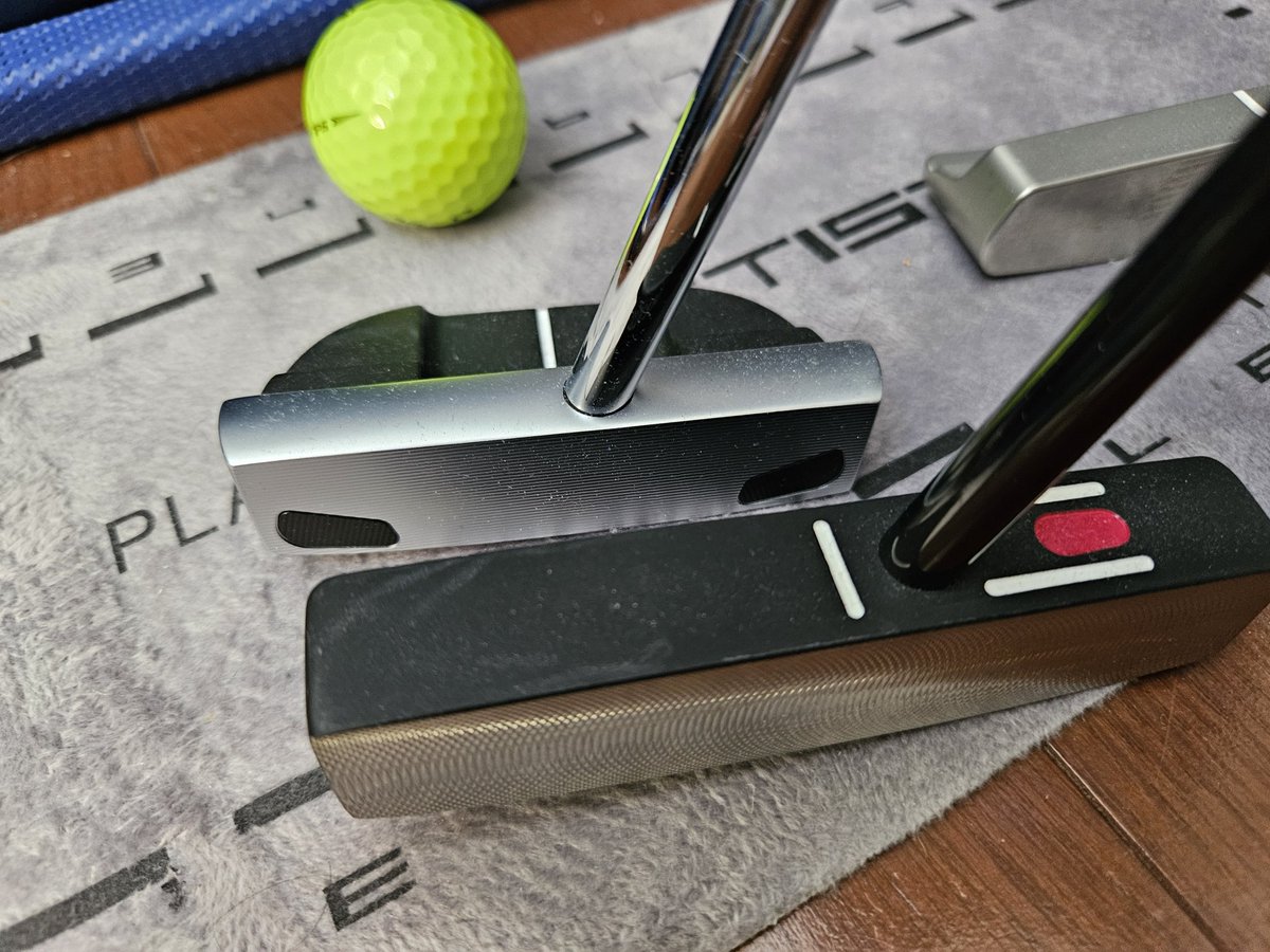 zousangolf's tweet image. #putter
最近エースな蒲鉾DS72-Cが重い気がして、八千代ラウンドでは軽くてタッチの柔らかいSeemoreの量産品FGP20を投入してみた。打感快適、距離感丁度良しで、悪くないから継続してもよいのだが、まだインパクトのところで手が変な動きをしそうで不安は残る（実際にはぶれない）ので様子見。
＃Golf