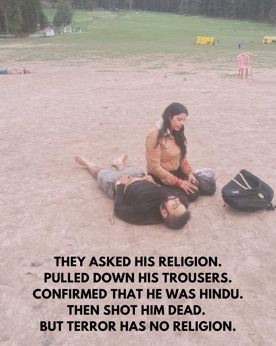 He was Hindu 💔 

 #Pahalgam