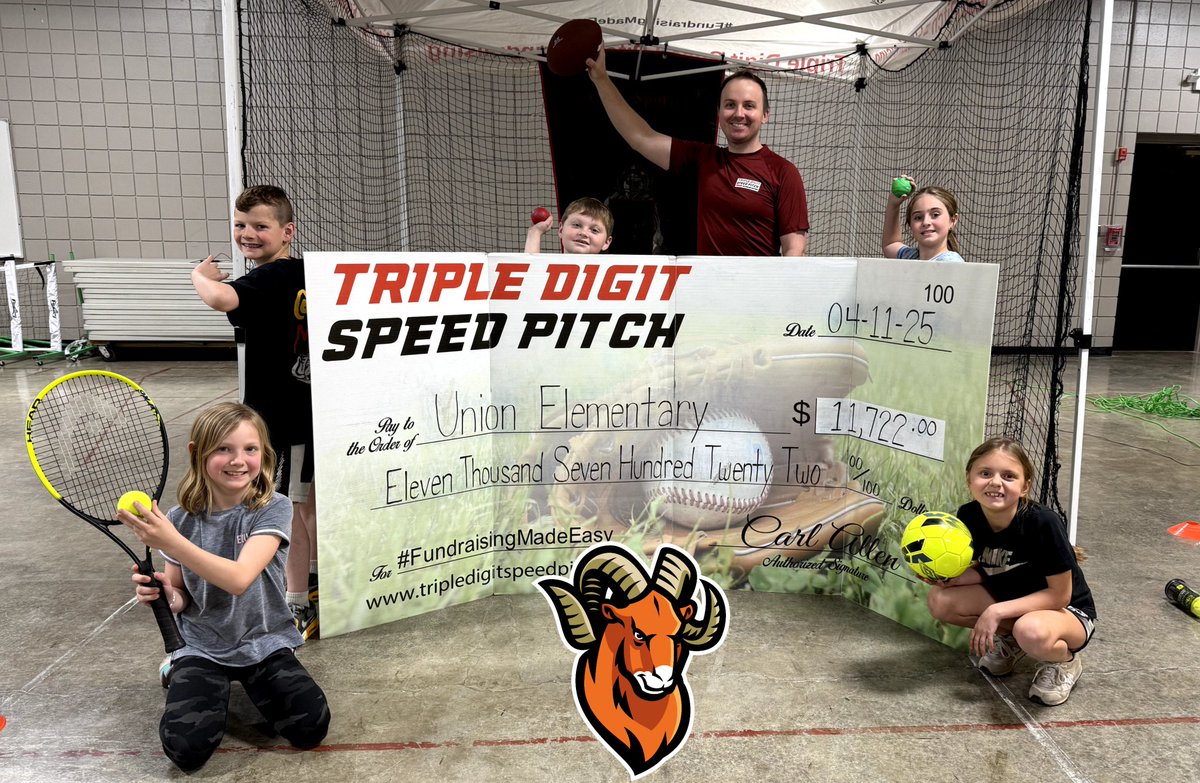 Triple Digit Speed Pitch (@tripledigitsp) on Twitter photo Wow! Union Elementary has partnered with us for 7 years - and this was their biggest year yet! Let's celebrate 🥳
Like & share to add $1 to their total
Follow our page to add another $1!
For the next 24 hours & new followers only
#FundraisingMadeEasy <a href="/DailyChiefUnion/">Daily Chief-Union</a> Wow! Union Elementary has partnered with us for 7 years - and this was their biggest year yet! Let's celebrate 🥳
Like & share to add $1 to their total
Follow our page to add another $1!
For the next 24 hours & new followers only
#FundraisingMadeEasy <a href="/DailyChiefUnion/">Daily Chief-Union</a>
