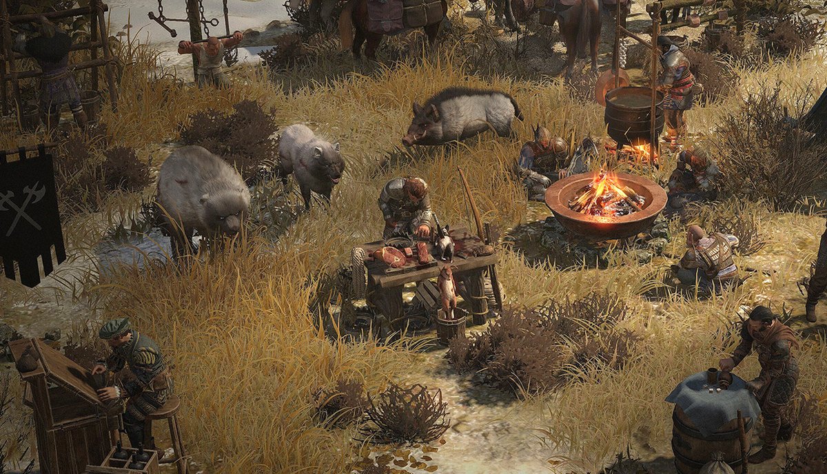 When a mercenary is assigned to it, the hunting gear is a great way to passively generate fangs and food while you sleep. 🍖

Have you decided who in your group will become a huntsman?