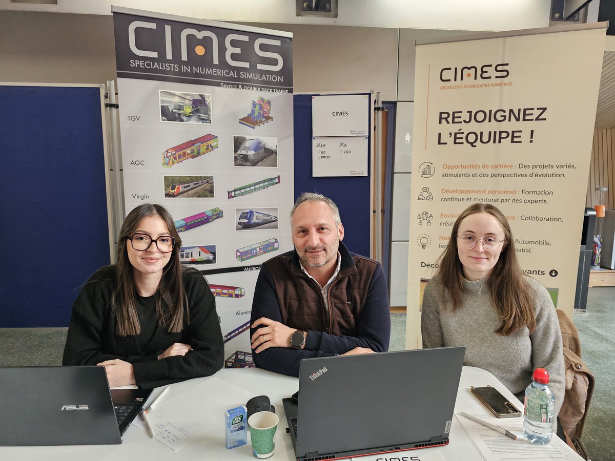 Merci à CIMES d'avoir participé au forum de l'apprentissage de #PolytechLille !