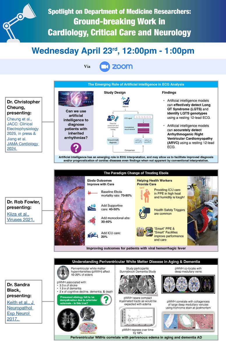 Jill Tinmouth (@jilltinmouth) on Twitter photo Looking forward to <a href="/Sunnybrook/">Sunnybrook Health Sciences Centre</a>'s Department of Medicine Medical Grand Rounds TOMORROW, Weds Apr 23 when Drs. Cheung, Fowler and Black will "spotlight" their recent outstanding research! <a href="/UofT_DoM/">Department of Medicine University of Toronto</a> Looking forward to <a href="/Sunnybrook/">Sunnybrook Health Sciences Centre</a>'s Department of Medicine Medical Grand Rounds TOMORROW, Weds Apr 23 when Drs. Cheung, Fowler and Black will "spotlight" their recent outstanding research! <a href="/UofT_DoM/">Department of Medicine University of Toronto</a>