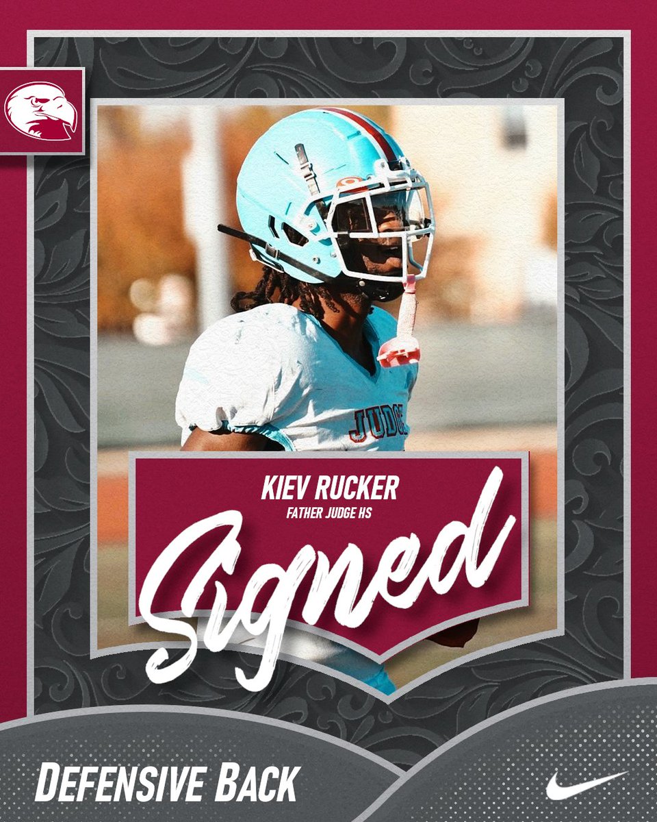 Haven Nation, please welcome DB Kiev Rucker to Lock Haven Football!

- Philadelphia, PA
- Father Judge HS

#LockedIn🔒🦅