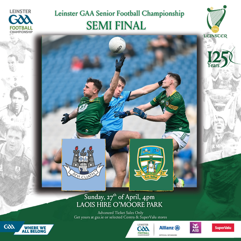 The stage is set!

Semi Final Showdown this weekend 🔥

Dublin 🆚 Meath

Who is going to take their place in this years final 🤔
Get your tickets now ⬇️
ticketmaster.ie/dublin-v-meath…