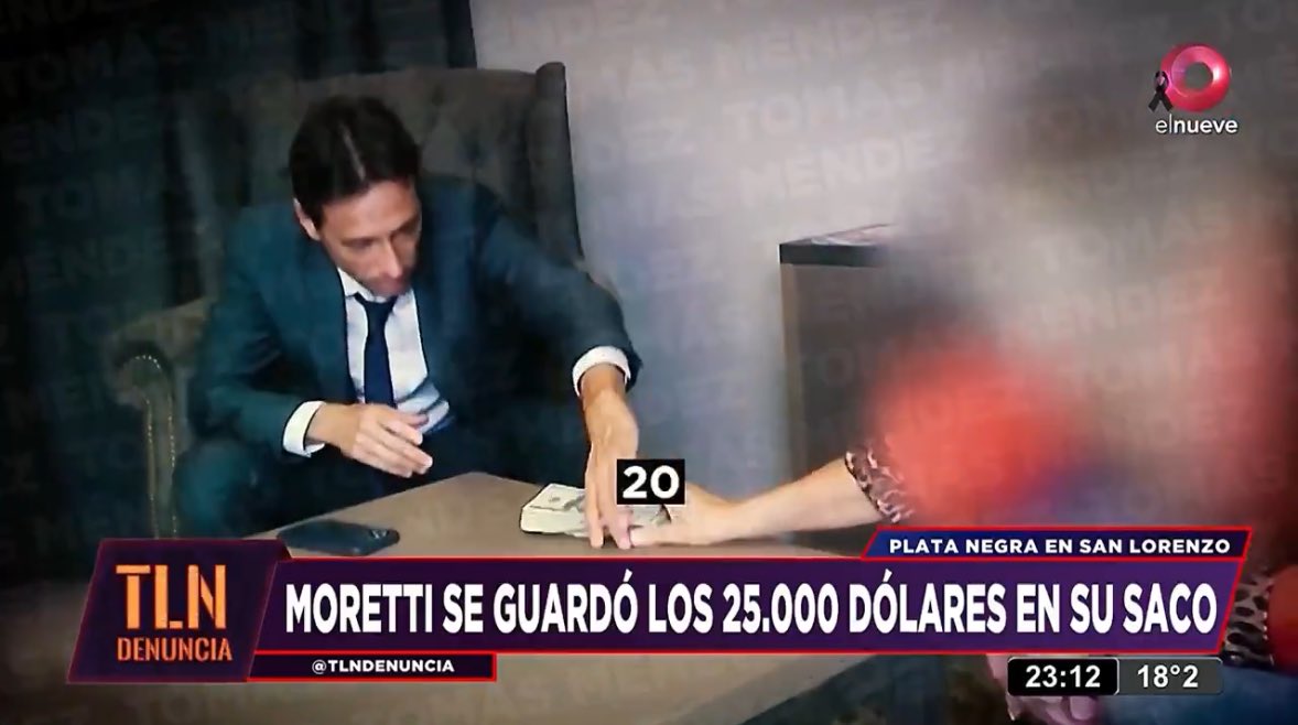 🗣️ “SE TRATARÍA DE UNA DONACIÓN DE LA MADRE PARA CON EL CLUB” expresó alguien cercano a Marcelo #Moretti. 

ℹ️ <a href="/GerGarciaGrova/">Germán García Grova</a> en #TyCSports

No traten de ingenuo al hincha que es lo más sano que tiene nuestro club. RENUNCIEN TODOS, del primero al último, manga de LACRAS.