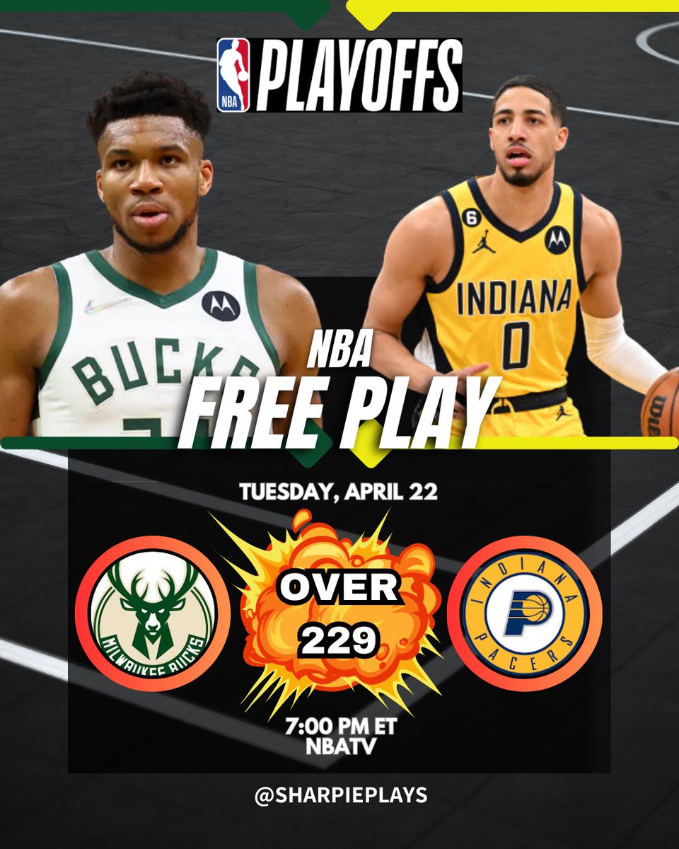 SharpiePlays's tweet photo. NBA: Bucks at Pacers (OVER 229)
Big Mike Tompkins, Featured Handicapper
Damian Lillard was a full participant in Monday's practice, expected to make his playoff debut. The points will add up.
π: https://t.co/GDOknWQEYQ
#sharpieplays #gamblingx #gamblingtwitter #nbaplayoffs https://t.co/D7LZoYKgM5