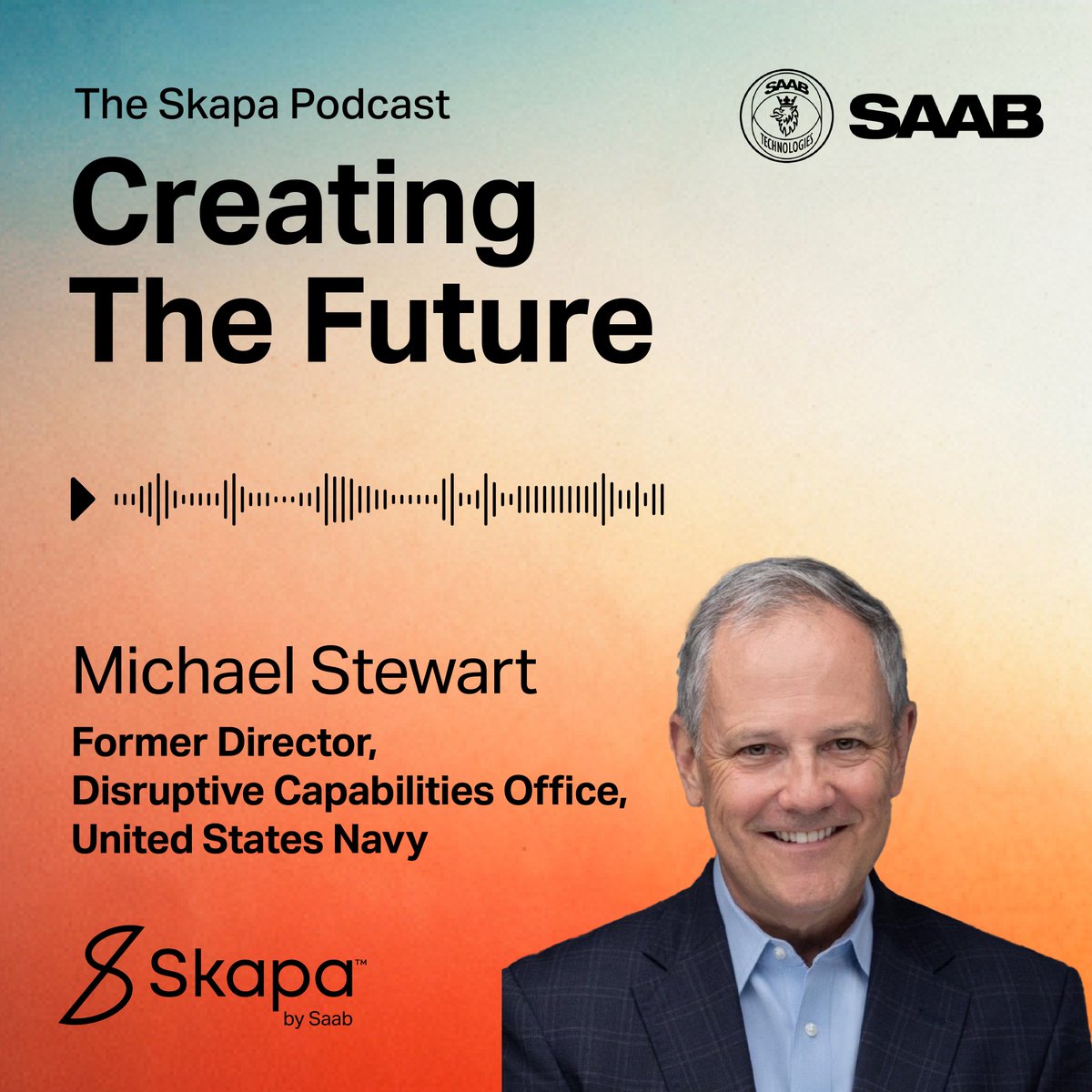 Saab_Inc's tweet photo. On today’s episode of The Skapa Podcast: Creating the Future, former Director of the Disruptive Capabilities Office for the @USNavy Michael Stewart joins Michael Brasseur and Rob Murray to discuss the most pressing issues facing the future of defense and security, including:

-What the U.S. Navy will look like in 15 years
-How AI will be a disruptive force
-How we can beef up production

Listen to the full episode below!
https://t.co/xWTnbtrMuD