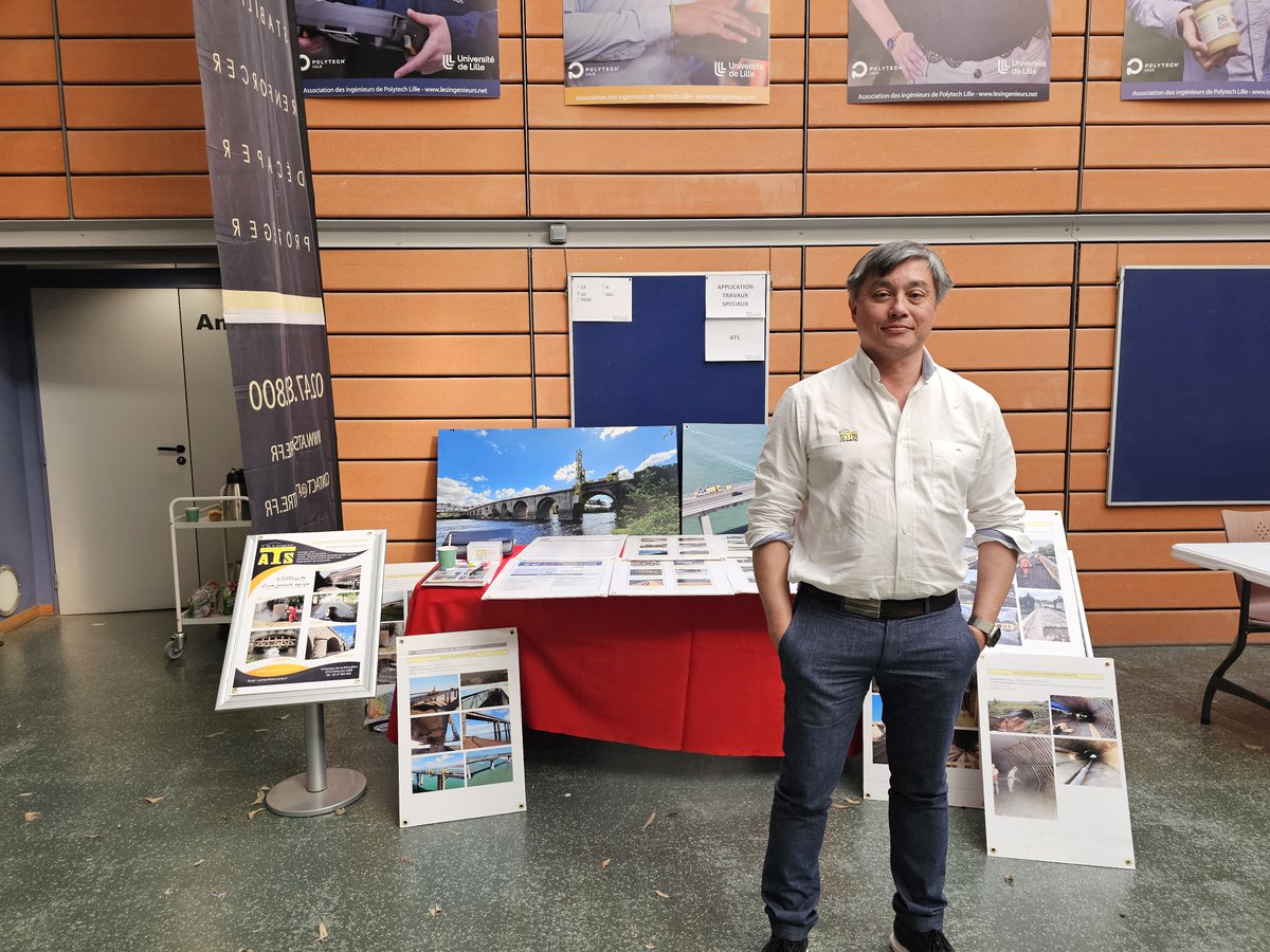 Merci à Application Travaux Spéciaux (ATS) d'avoir participé au forum de l'apprentissage de #PolytechLille !