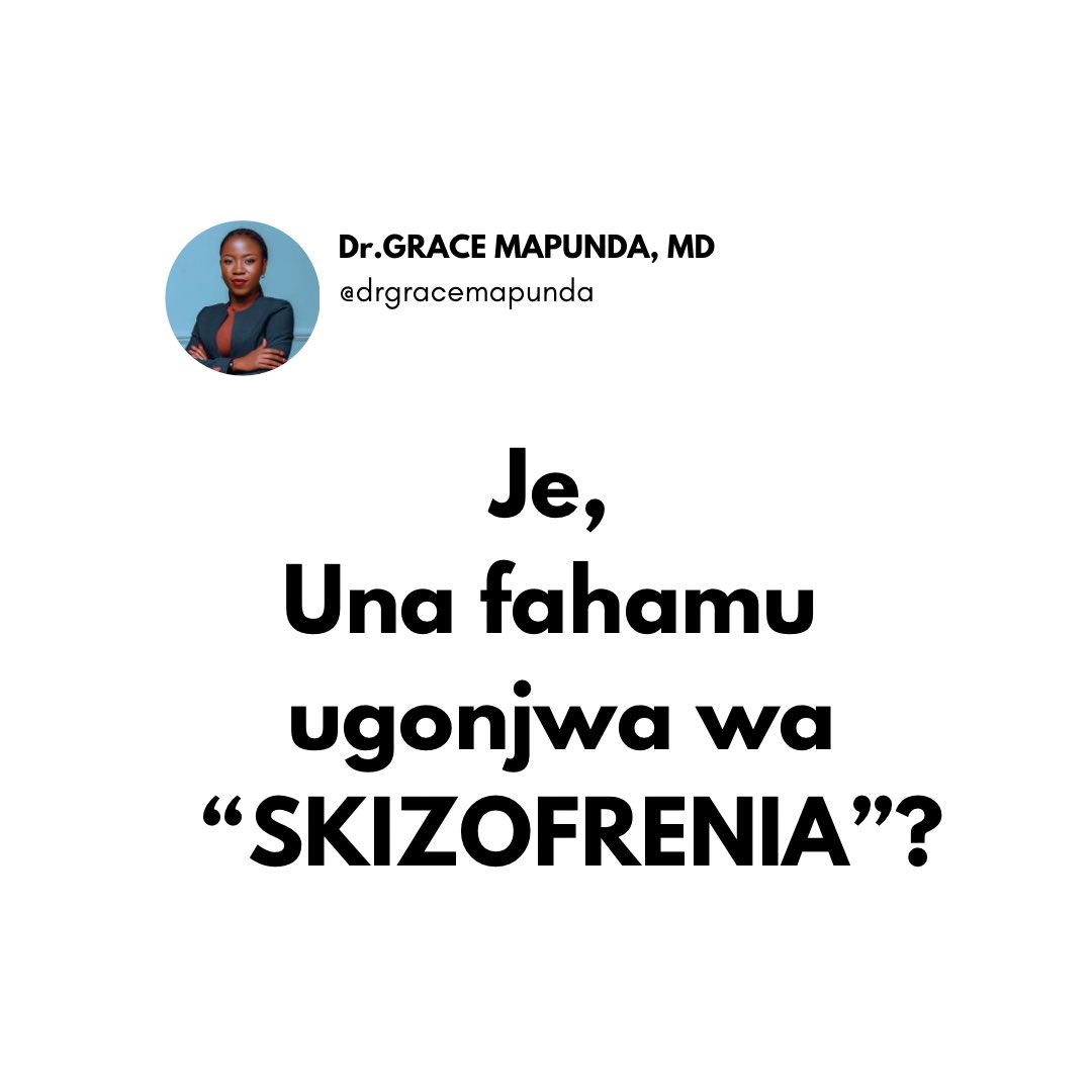 DrGraceMapunda's tweet photo. Swipe left for more >>>> AFYA YA AKILI

Kumekuwa na maswali mengi juu ya magonjwa ya akili. 

Ni muhimu kufahamu mahusiano kati ya AFYA YA AKILI na AFYA YA MWILI. 

Karibu tuendelee kujifunza zaidi.

#daktariwababa👩🏽‍⚕️ 
#sononakazini📚 
#makingmirembeabetterplace https://t.co/lv0sbKjIuS