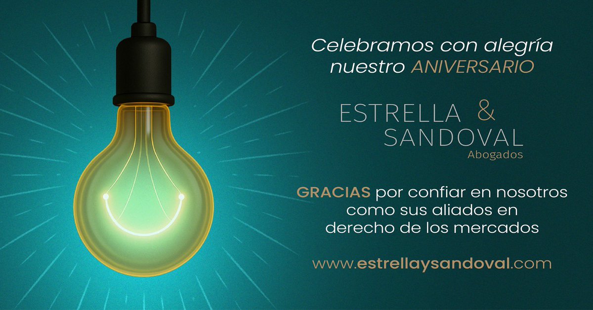 josefsandoval12's tweet photo. ¡En Estrella &amp; Sandoval Abogados estamos de aniversario! https://t.co/p9qftkqRQq