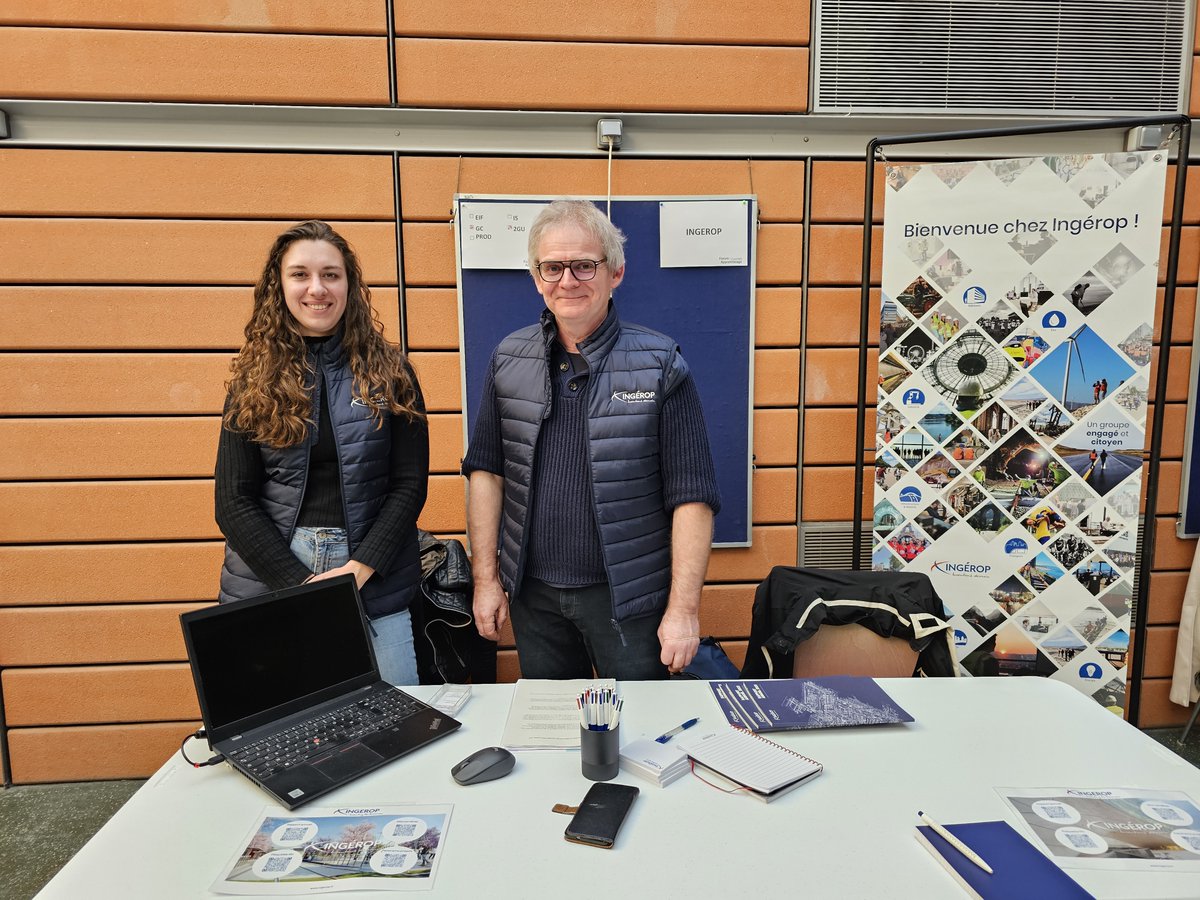Merci à Ingérop d'avoir participé au forum de l'apprentissage de #PolytechLille !