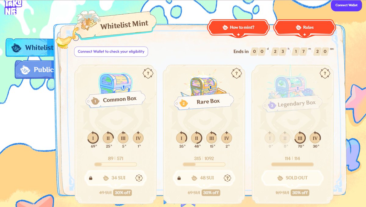 SOLD OUT: 114 Legendary Boxes 🔥
