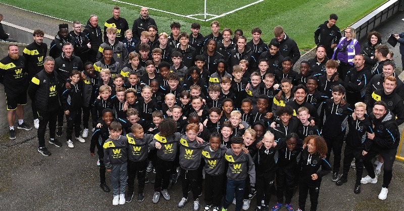 MillwallAcademy's tweet photo. 💙 A fantastic afternoon at The Den.

Players and staff from #Millwall Academy were paraded to supporters at half-time of Easter Monday's win.