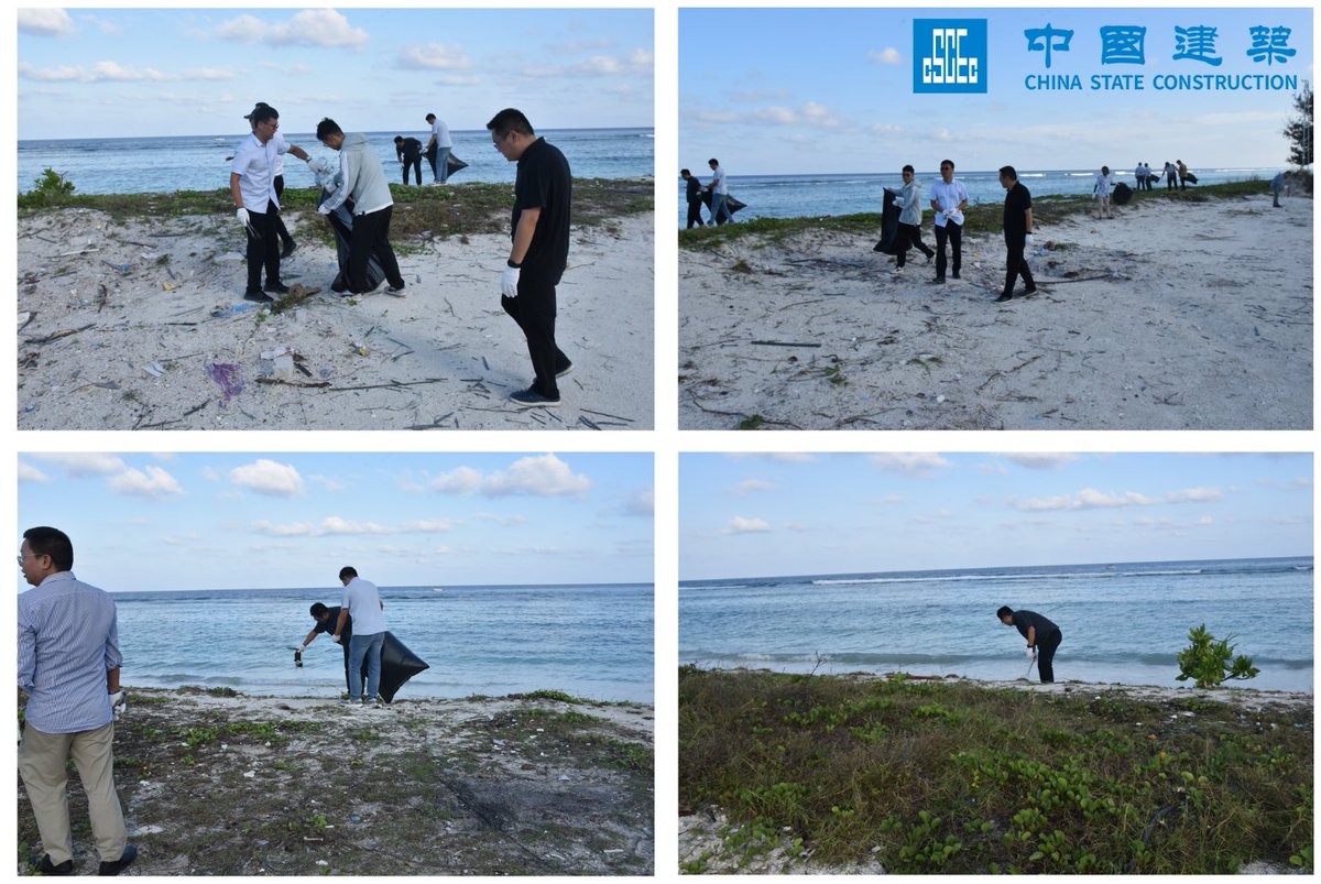 CSCEC_MALDIVES's tweet image. In commemoration of #EarthDay2025, CSCEC organized a beach cleanup initiative, reaffirming our commitment to environmental responsibility and sustainable development.
Together, we build not only structures, but a cleaner, greener future.