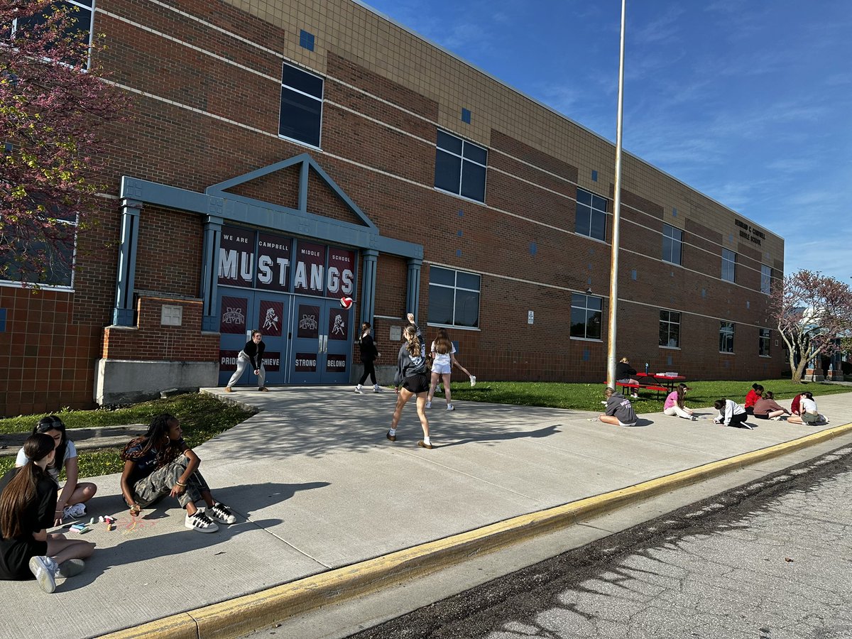 Taking a much deserved break after state testing.