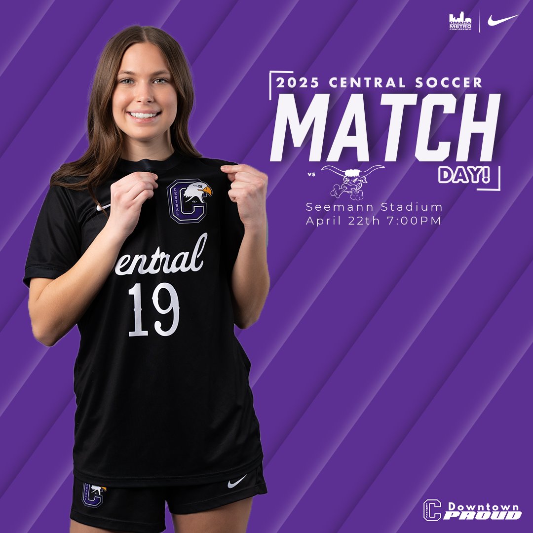 Omaha Central High Athletic Department (@opschsath) on Twitter photo It's Senior night for <a href="/opsCHS_Gsoccer/">Omaha Central Girls Soccer</a> as they host the Packers of Omaha South at Seemann Stadium. Come cheer your Eagles on to victory! #DowntownProud
<a href="/OCBroadcasting/">Omaha Central Broadcasting ๐ฆ
</a> has your live stream for all the action, tune in: chsathletics.net/2025/04/22/oc-โฆ It's Senior night for <a href="/opsCHS_Gsoccer/">Omaha Central Girls Soccer</a> as they host the Packers of Omaha South at Seemann Stadium. Come cheer your Eagles on to victory! #DowntownProud
<a href="/OCBroadcasting/">Omaha Central Broadcasting ๐ฆ
</a> has your live stream for all the action, tune in: chsathletics.net/2025/04/22/oc-โฆ