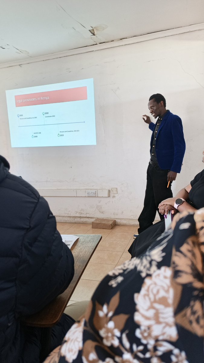 Caterina N (@_cate01) on Twitter photo <a href="/johnwabua/">John Wambua</a> teaching his best topic of legal frameworks at the <a href="/NairobiCityGov/">Nairobi City County</a> Disability Inclusive DRR Training by <a href="/Sightsavers/">Sightsavers</a> <a href="/giftedPWDcentre/">Gifted Community Center, GCC</a>
<a href="/UDPKenya/">UDPK</a>
<a href="/CBMKenya/">CBM Kenya</a>
Inclusive DRR is a right for persons with disabilities not a favor. <a href="/johnwabua/">John Wambua</a> teaching his best topic of legal frameworks at the <a href="/NairobiCityGov/">Nairobi City County</a> Disability Inclusive DRR Training by <a href="/Sightsavers/">Sightsavers</a> <a href="/giftedPWDcentre/">Gifted Community Center, GCC</a>
<a href="/UDPKenya/">UDPK</a>
<a href="/CBMKenya/">CBM Kenya</a>
Inclusive DRR is a right for persons with disabilities not a favor.