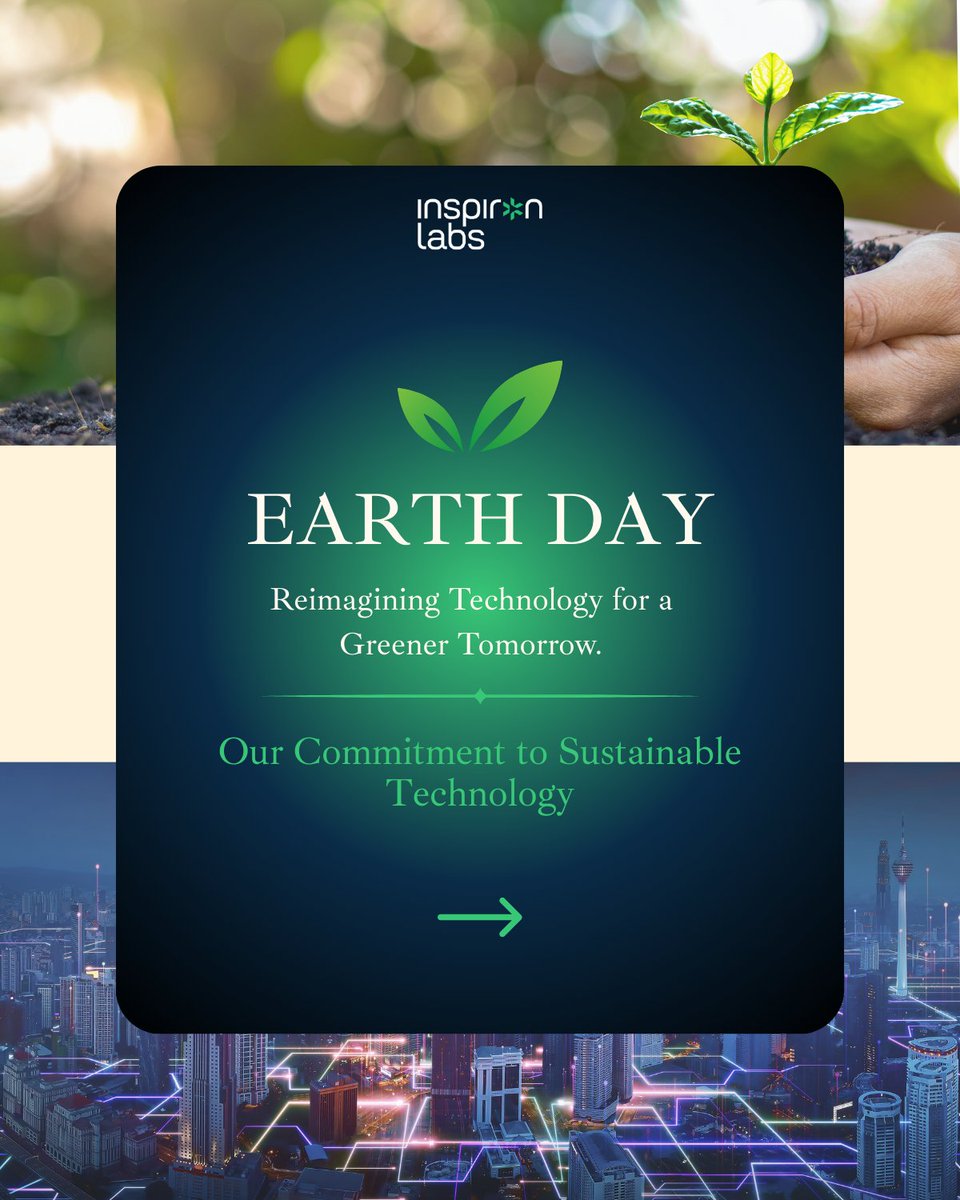 inspironlabs's tweet photo. Innovation with intention—at InspironLabs, we’re shaping tech that performs and preserves. From efficient code to responsible cloud, we're committed to a sustainable digital future. 🌱💻
Connect with us at - https://t.co/wSdHJA3nTm
#EarthDay2025 #GreenCloud #Inspironlabs https://t.co/qGQrjb9973