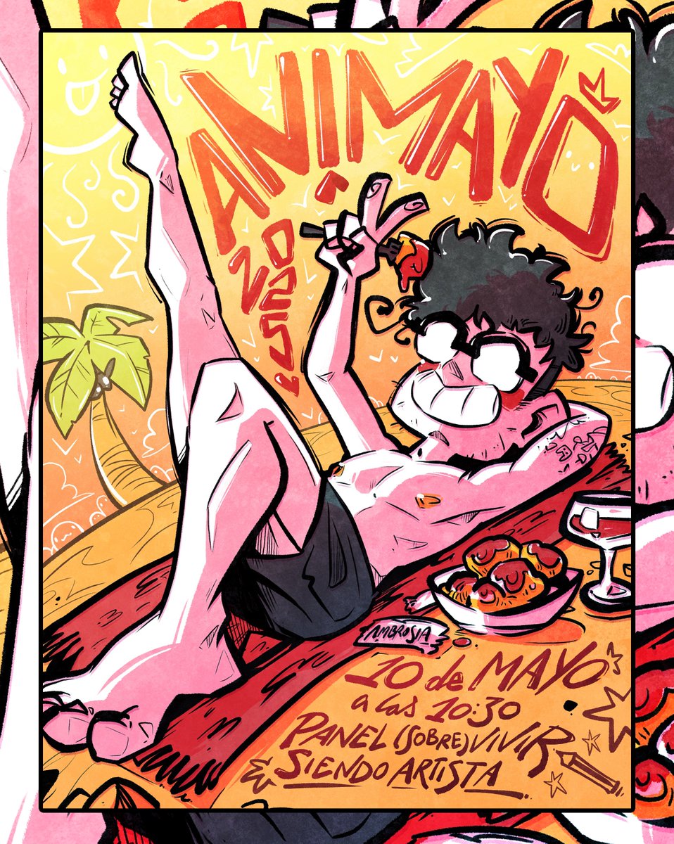 StudyOfKaos's tweet image. ¡¡¡RUMBO A GRAN CANARIA!!! 🏝️ voy al festival de #Animayo para participar en el panel "(SOBRE)VIVIR SIENDO ARTISTAS: Distintas formas de generar ingresos al finalizar tus estudios" en el CICCA el sábado 10 de mayo a las 10:30 🫦
#laislademivida