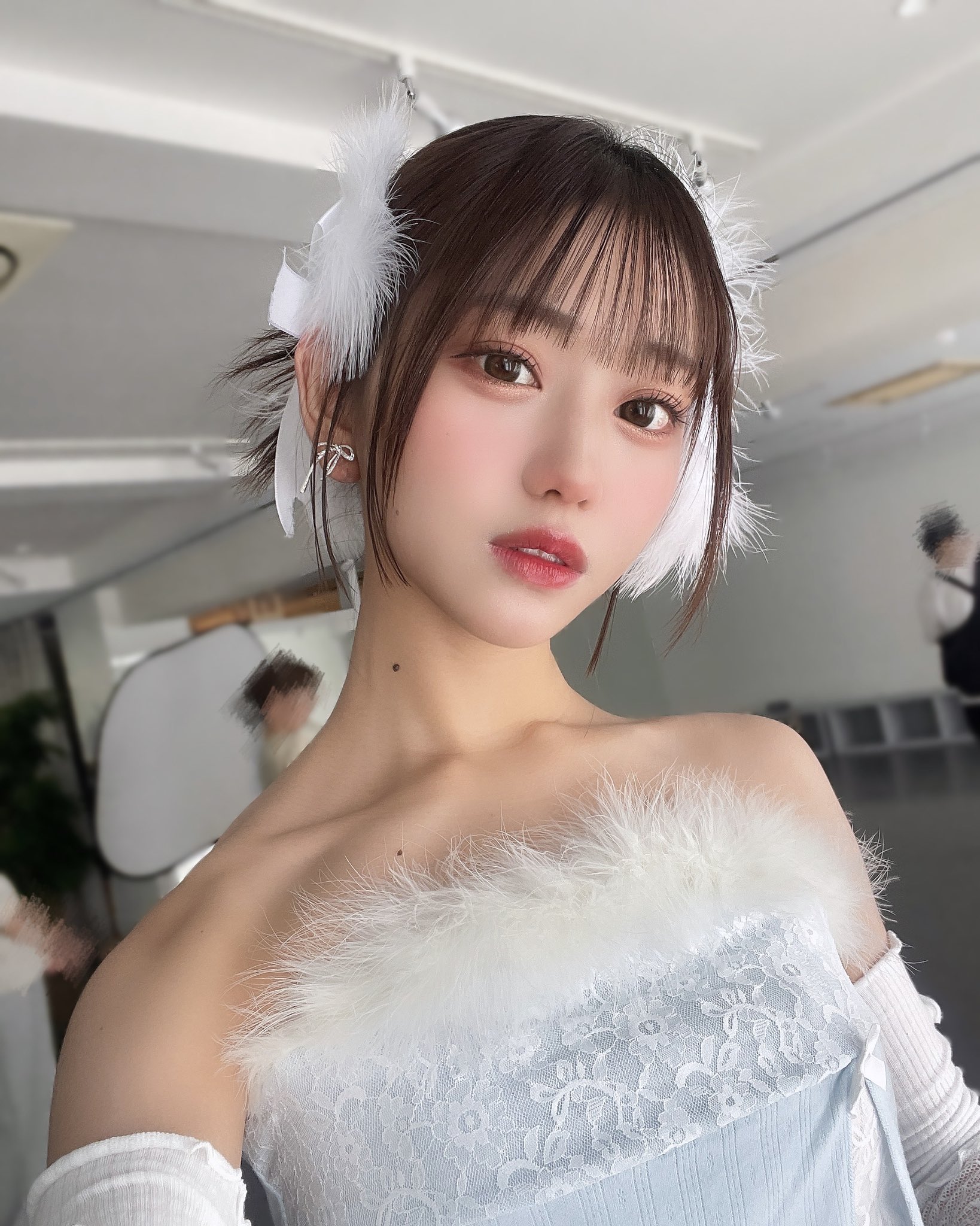 ロラライハリス♥️みゆ 🤎🤎 . tomoさんコラボのフリンジニット 受け取り行ってきました