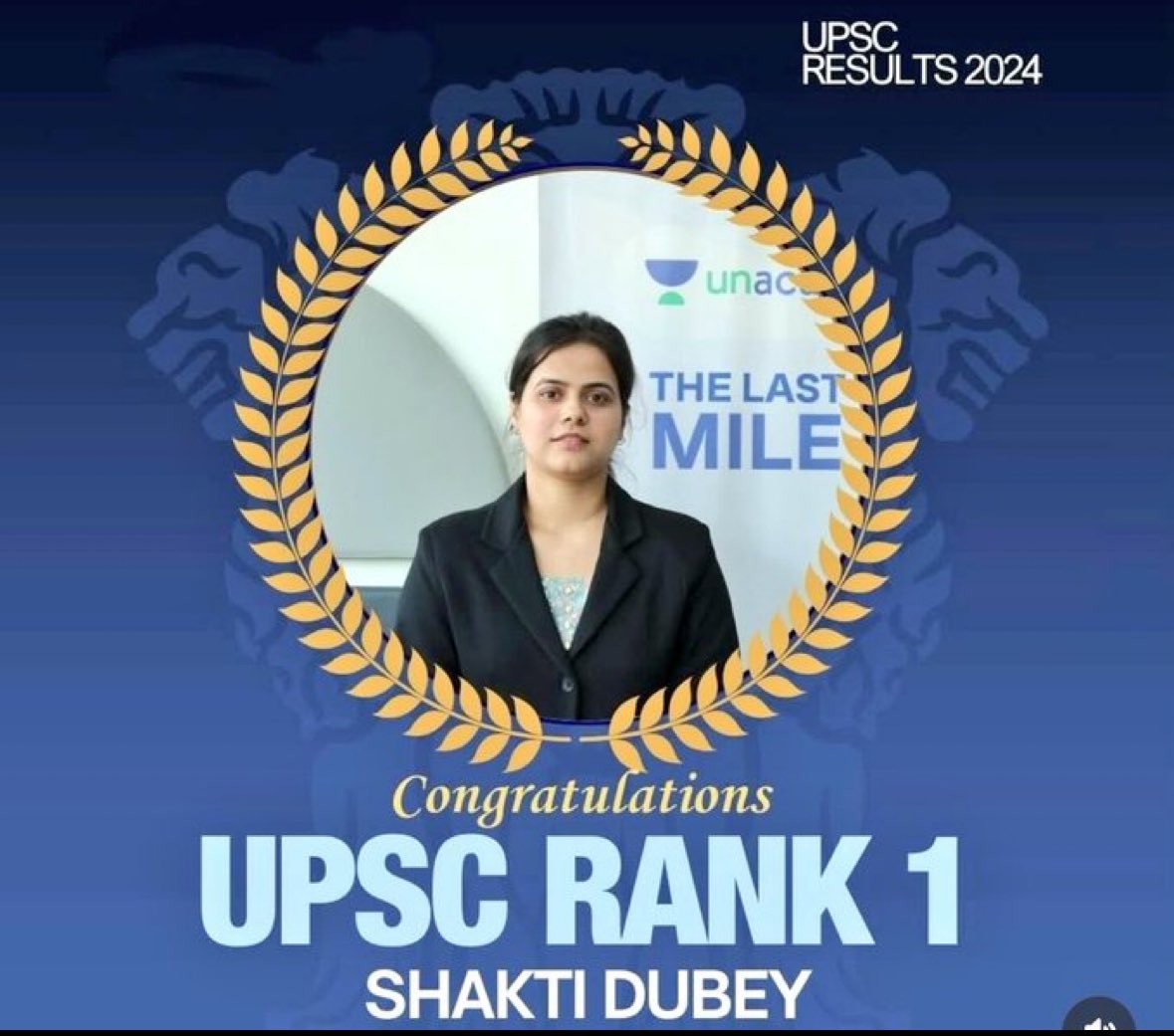 RealTimeAffairs's tweet photo. Shakti Dubey secures AIR 1 in UPSC CSE 2024-25.
Your dedication and hard work have truly paid off.
Congratulations, Shakti !
#UPSC2024
#Shaktidubey https://t.co/BeddLlDybT