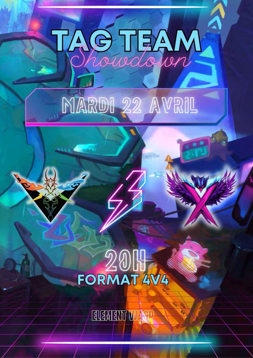 Element Wasp (@elementwasp) on Twitter photo C'est le moment de démarrer un nouvel arc TFT avec le TAG TEAM SHOWDOWN contre <a href="/XanaryEsport/">Xanary Esport</a> à 20h, c'est le moment pour le phénix de s'éteindre 😈🐝
twitch.tv/element_wasp
#TAGTEAMSHOWDOWN #TeamFightTactics #WASPWIN C'est le moment de démarrer un nouvel arc TFT avec le TAG TEAM SHOWDOWN contre <a href="/XanaryEsport/">Xanary Esport</a> à 20h, c'est le moment pour le phénix de s'éteindre 😈🐝
twitch.tv/element_wasp
#TAGTEAMSHOWDOWN #TeamFightTactics #WASPWIN