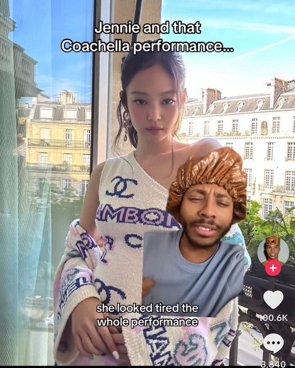 bluebvrriesss's tweet photo. [BREAKING NEWS🚨] Jennie is heavily criticized in a video with 100K likes for her mediocre Coachella performance, looking tired the entire time while the backing track plays at 90% and her vocals at 10% https://t.co/TJtW7IVE2W