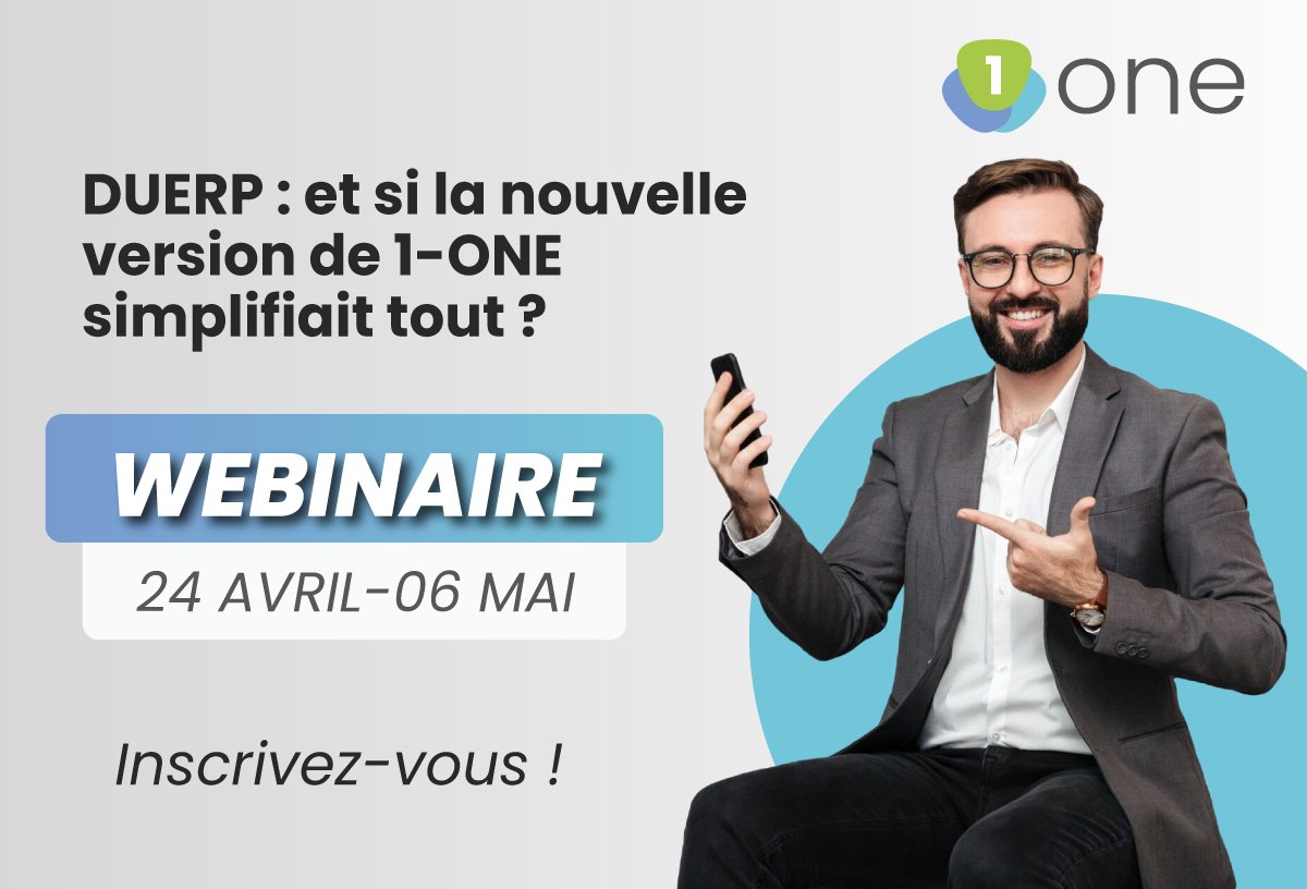 1_One_Software's tweet photo. 🤓 Bonjour,

Nous avons le plaisir de vous inviter à notre webinaire, DUERP : et si la nouvelle version de 1-ONE simplifiait tout ?

🔗 👉 S’inscrire, c’est par ici ! https://t.co/pOG4uhuHtE
📅 Date : jeudi 24 avril et mardi 06 mai 2025
⏰ Heure : 9h00 - 10h00 https://t.co/XU1KG10psX