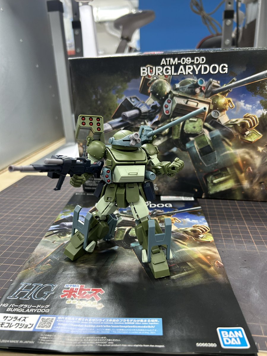 CIDER_PURA's tweet image. 今回はコレ作る
取り敢えず仮組完了😆

ウェザリングにも挑戦予定😏

他の作りかけのプラモも少しずつ進めて行こうと思う

1体完成するまでに積みプラが2体ペースで増えてる😱

#プラモデル　#ボトムズ　#ラグレア