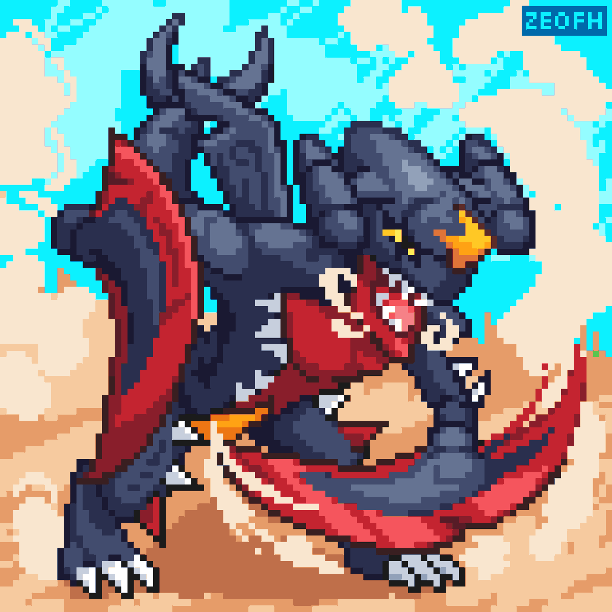 Mega-Garchomp 😊
-
#Pokemon #pixelart #art