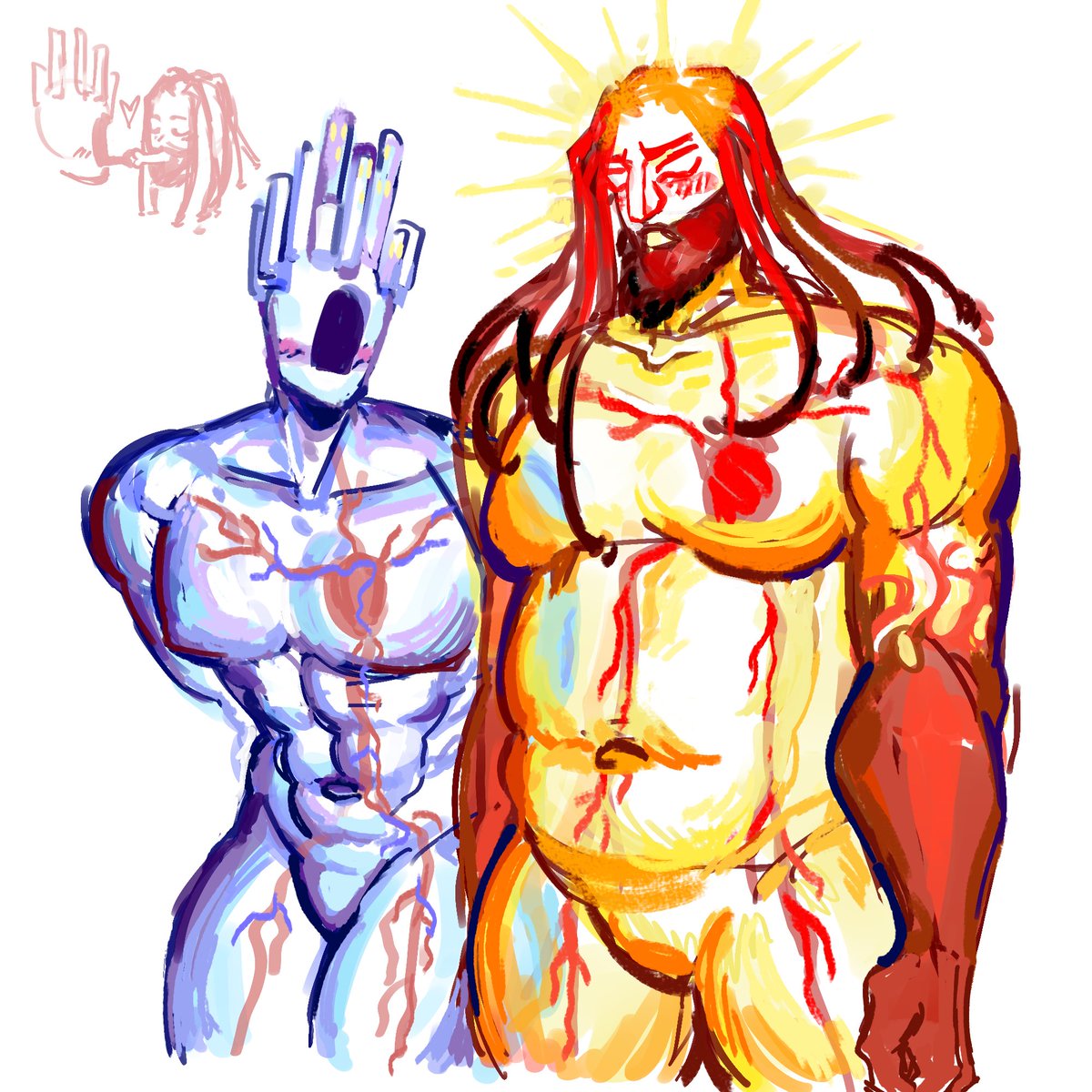 sorry i didn't draw anything easter themed take this old man yaoi as an apology