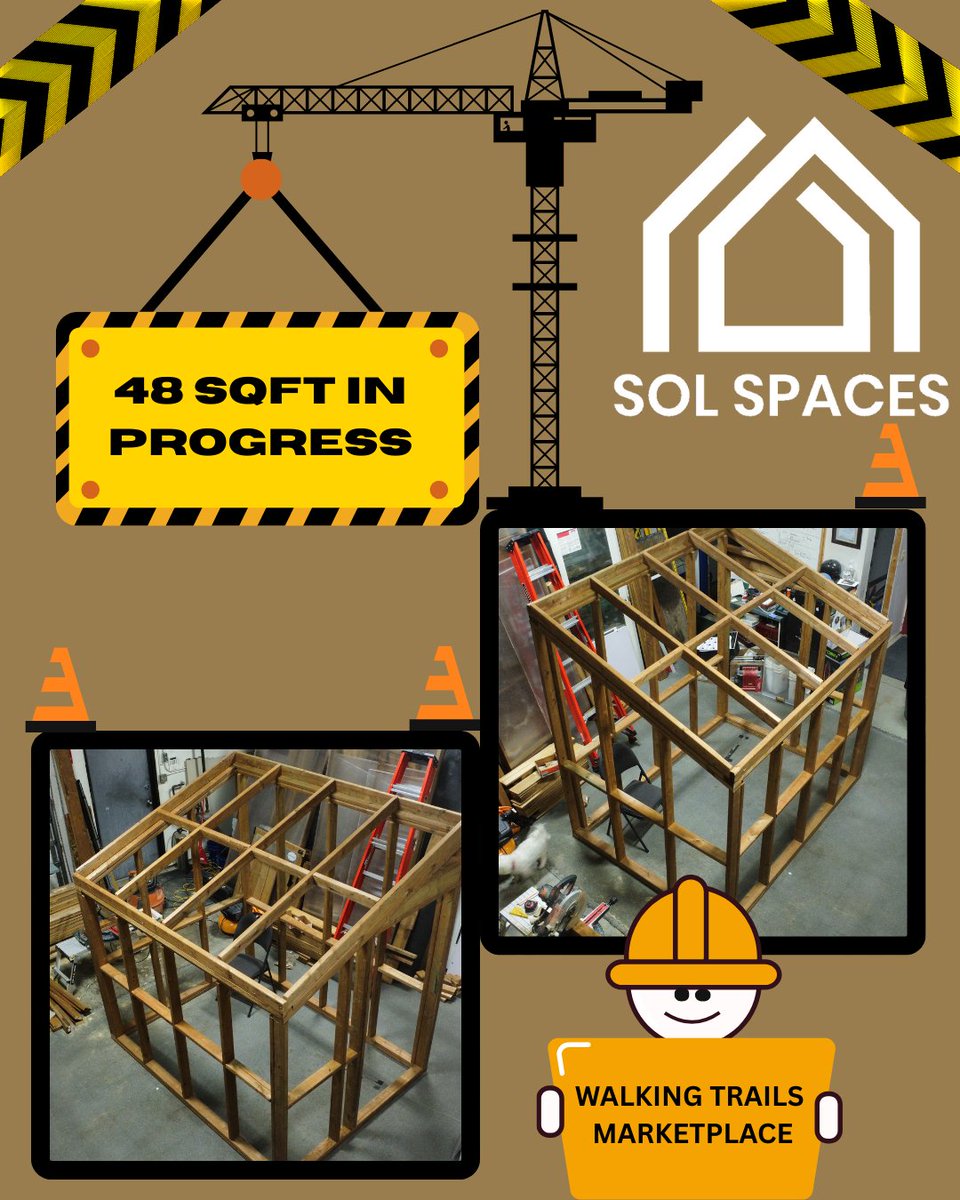 thesolspaces's tweet image. Exciting News from Sol Spaces!
We’re thrilled to share that we’re building a 48 sq ft greenhouse as a display model for the Walking Trails Marketplace in beautiful Devon, Alberta! 🌿🏡
#SolSpaces #Greenhouse #DevonAlberta #WalkingTrailsMarketplace #SustainableLiving #Canadian