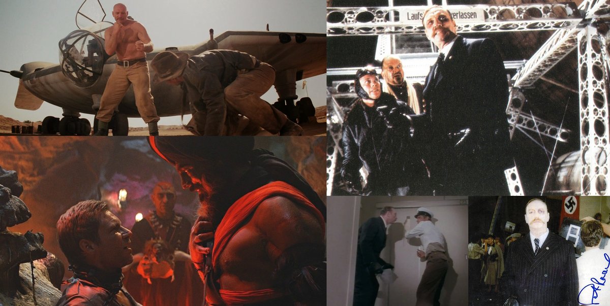 #TriviaTuesday: The imposing Pat Roach—who played a villainous heavy in the first two 'Indiana Jones' films—originally featured more heavily in 1989's 'Indiana Jones and the Last Crusade' as a Gestapo agent chasing the Joneses in the Zeppelin, but the scene was cut for time.