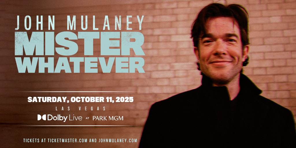 Park MGM (@parkmgm) on Twitter photo He's back, he's sharp and he's got stories your therapist would love—<a href="/mulaney/">John Mulaney</a> returns to Dolby Live on Saturday, October 11.
Tickets on sale Friday, April 25 at 10 AM: mgm.parkmgm.com/s2tzhknq He's back, he's sharp and he's got stories your therapist would love—<a href="/mulaney/">John Mulaney</a> returns to Dolby Live on Saturday, October 11.
Tickets on sale Friday, April 25 at 10 AM: mgm.parkmgm.com/s2tzhknq