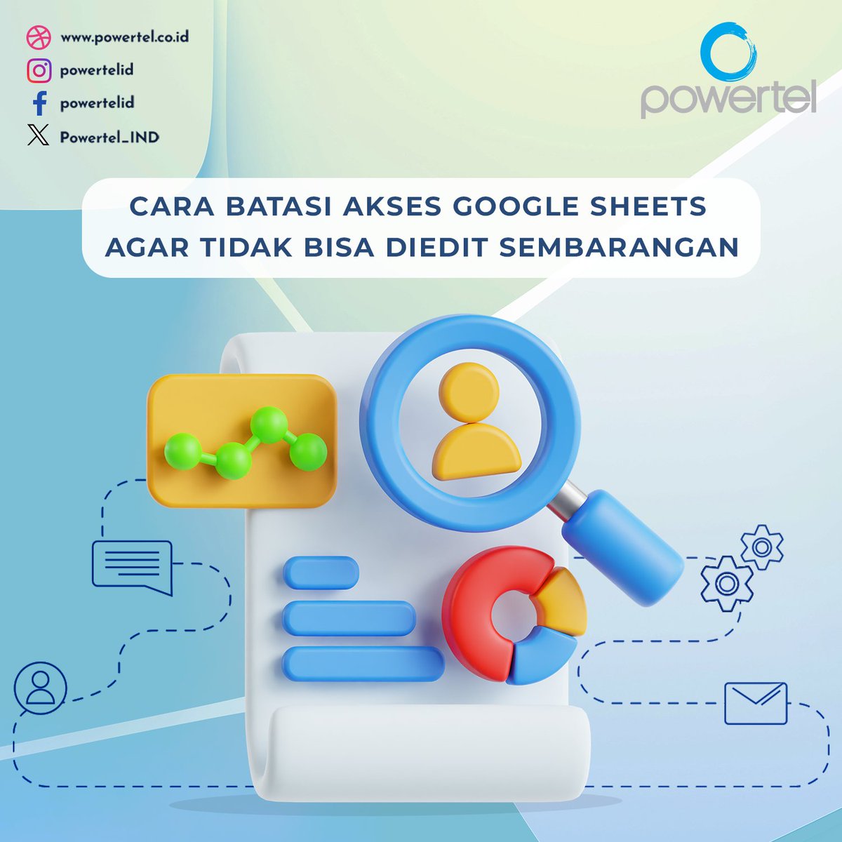 Powertel_IND's tweet image. Cara Batasi Akses Google Sheets agar Tidak Bisa Diedit Sembarangan
#GoogleSheets #TipsGoogleSheets #CaraMengunciFile #KeamananData #BatasiAkses #FileRahasia #TutorialGoogleSheets #PanduanGoogleSheets #KunciFileOnline #CaraBatasiAkses #BelajarGoogleSheets #PowertelId