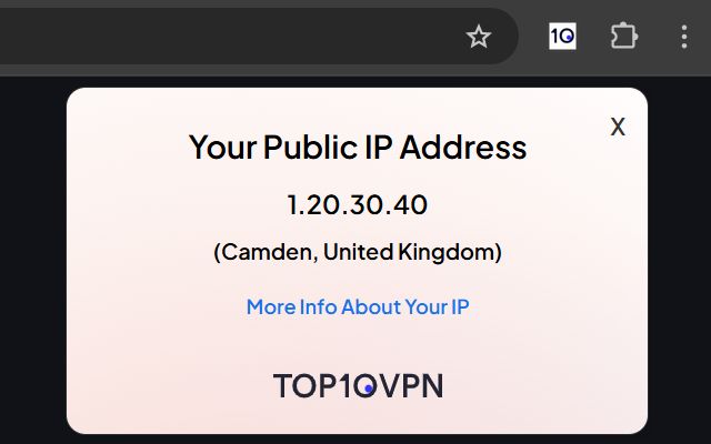 top10vpn's tweet image. 🔍 Want to quickly check your IP address rather than having to search up and open other sites? Our new #ChomeExtension does it with a single click chromewebstore.google.com/detail/what-is… #PrivacyTools #TechTools